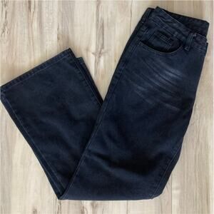 Shein Black Jeans Women Size Medium (6) Wide Leg NWOT